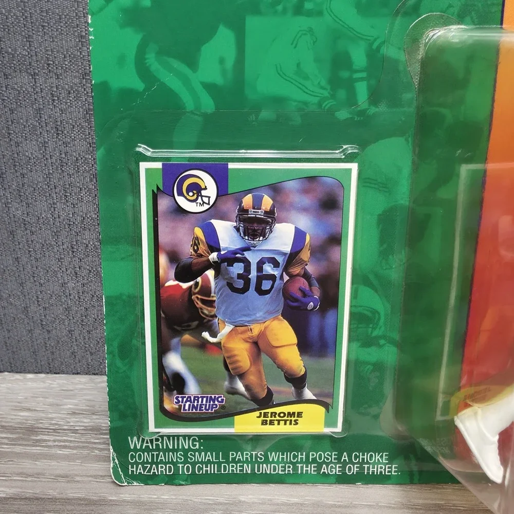 Starting Lineup Jerome Bettis 1994 Limited Collectors Edition Figurine Card Rams